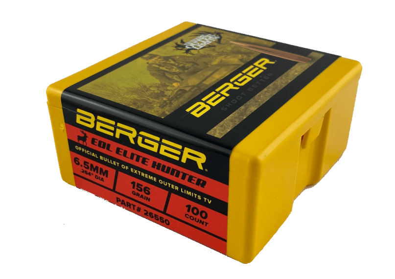 Berger 6.5mm 156 grain EOL Elite Hunter Bullet