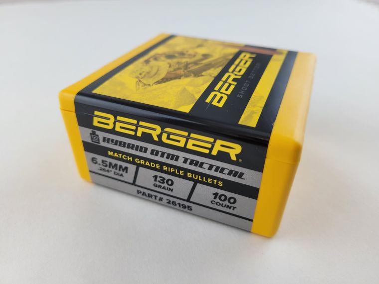 Berger 6.5mm 130 grain Hybrid OTM Bullet